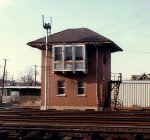HO Cabin, looking northwest, showing stairs